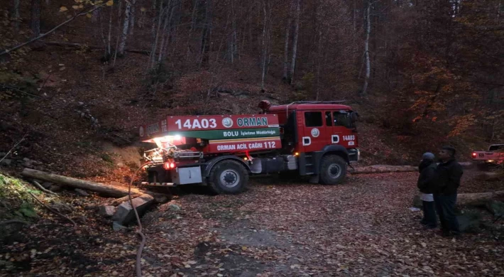 Bolu’da orman yangınında 1,5 hektarlık alan zarar gördü