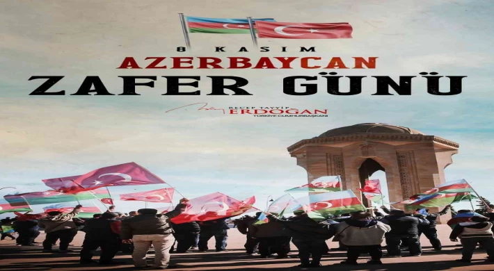 Cumhurbaşkanı Erdoğan Azerbaycan’ın 8 Kasım Zafer Günü’nü kutladı