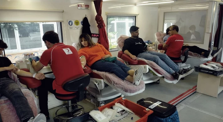 Okuldaki kan bağışı kampanyasına talep yağdı, Çorum’da kan bağışı rekoru kırıldı