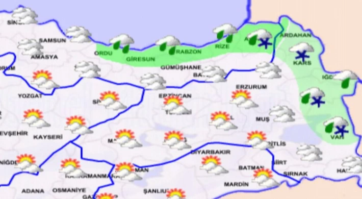 Türkiye’de bugün hava nasıl olacak?