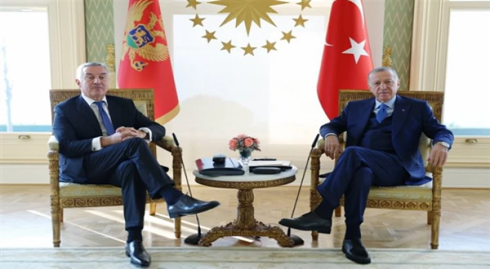 Cumhurbaşkanı Erdoğan, Karadağ Cumhurbaşkanı Cukanoviç ile ortak basın toplantısı düzenledi