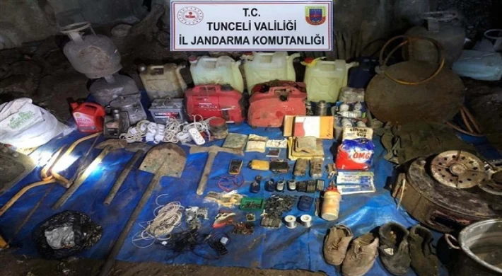 Tunceli’de 14 sığınak imha edildi