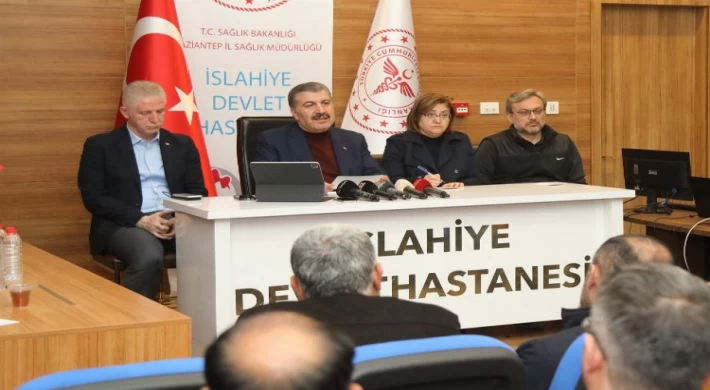 Bakan Koca Gaziantep’in analiz sonuçlarını açıkladı
