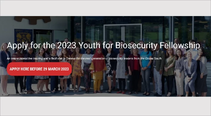 2023 Yılı Gençlik Biyogüvenlik Burs Programı Duyurusu