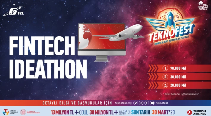 TEKNOFEST 2023 Fintech Ideathon Yarışma Başvuruları Başladı!