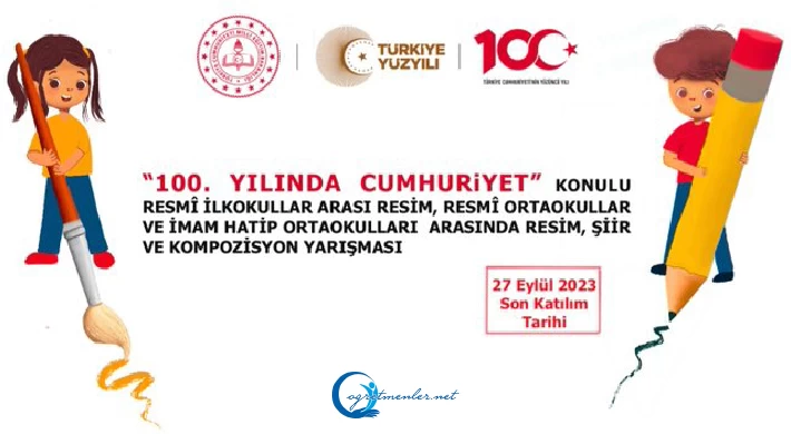 "100. Yılında Cumhuriyet" Konulu Resim, Şiir Ve Kompozisyon Yarışması