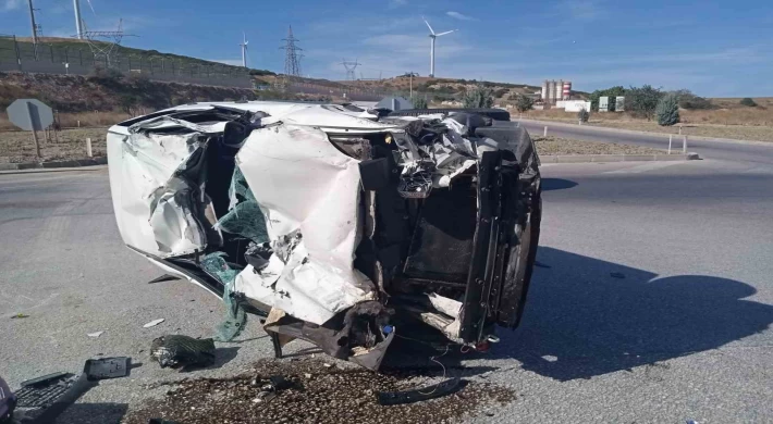 Bandırma’da trafik kazasında 1 kişi ağır yaralandı