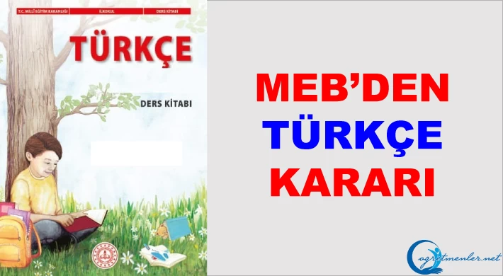 MEB’den Türkçe kararı