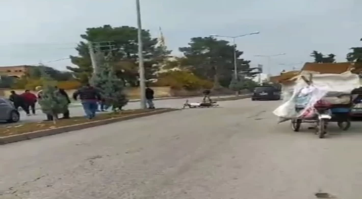 Nusaybin’de otomobil ve bisiklet çarpıştı: 1 yaralı