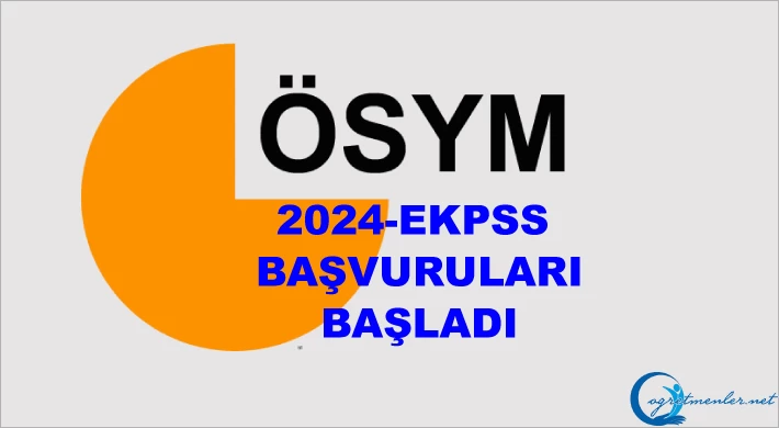 2024-EKPSS Başvuruları Başladı