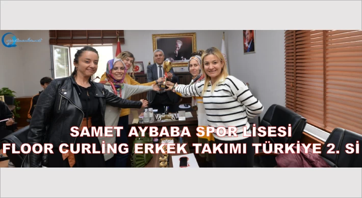 Samet Aybaba Spor Lisesi Floor Curling Erkek Takımı Türkiye 2. si