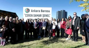 Ankara Barosu’ndan ”Cumhuriyet’imiz 100. yılına doğru 100 fidan dikiyoruz” etkinliği