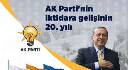 AK Parti'nin iktidara gelişinin 20. yılı