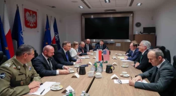 Polonya Cumhurbaşkanı Duda, CIA Başkanı Burns ile bir araya geldi