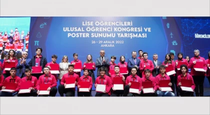 Lise Öğrencileri Ulusal Öğrenci Kongresi ve Poster Sunumu Yarışması Ödül Töreni