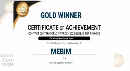 Üst Üste Üç Kez Dünyanın En İyi İletişim Merkezi Seçilen MEBİM, "World Class" Başarı Ödülünün De Sahibi Oldu