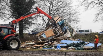 Almanya’da polis çevrecilerin işgal ettiği Lützerath köyünü boşaltıyor