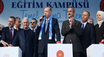 Cumhurbaşkanı Erdoğan ve Bakan Özer, Esenyurt Eğitim Kampüsünün temel atma törenine katıldı