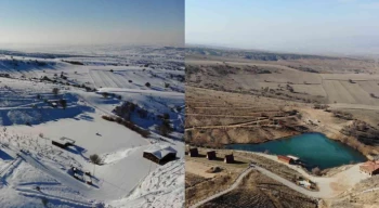 Son yılların en kurak kışı: İki fotoğraf arasındaki fark kuraklığı gözler önüne serdi