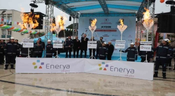 Cumhurbaşkanı Erdoğan, Koçarlı’nın doğalgazını ateşledi