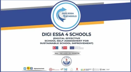 "Sürdürülebilir Okul Gelişimi İçin Etkili Dijital Öz Değerlendirme" Erasmus+ (KA220-SCH) Projesi Açılış Toplantısı Gerçekleştirildi