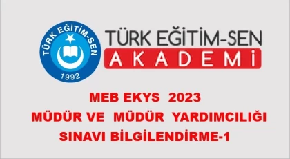 Türk Eğitim Sen Akademiden açıklama