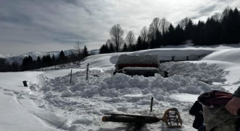 Deprem bölgesine gidecek odun yardımına kar engeli
