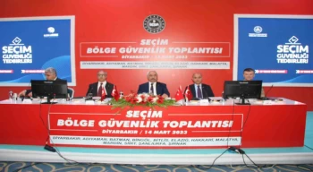 Diyarbakır’da bölge seçim güvenliği masaya yatırıldı
