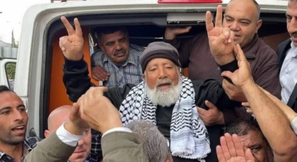 En yaşlı Filistinli 17 yıl sonra özgür