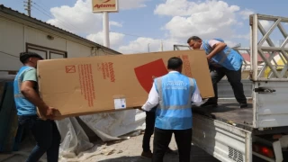 Gaziantep’te ev eşyaları ilk sahiplerine ulaştı