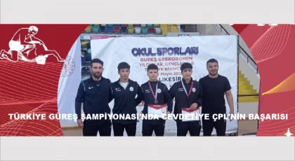 Türkiye Güreş Şampiyonası'nda Cevdetiye ÇPL'nin Başarısı