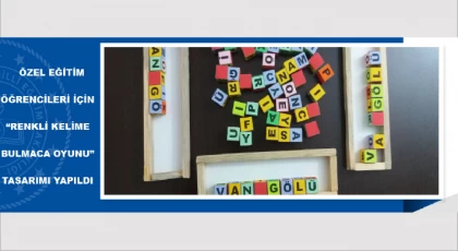 Geyve Sinan Bey Mesleki Ve Teknik Anadolu Lisesinde Özel Eğitim Öğrencileri İçin “Renkli Kelime Bulmaca Oyunu” Tasarımı Yapıldı