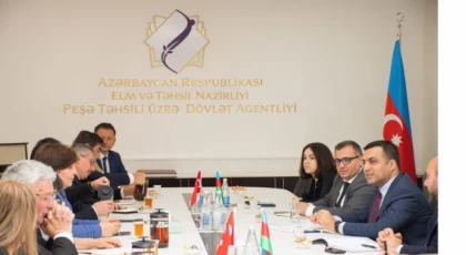 ŞENER, ülkemiz ile Azerbaycan arasında mesleki ve teknik eğitim ilişkilerini güçlendirmek amacıyla yapılan çalışmalar kapsamında Azerbaycan ziyaretinde bulundu