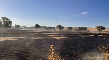 Yozgat’ta 500 dönüm buğday ekili alan 10 dakikada yandı
