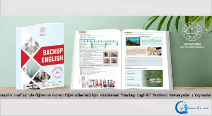 Hazırlık Sınıfı Backup English kitabı yayınlandı