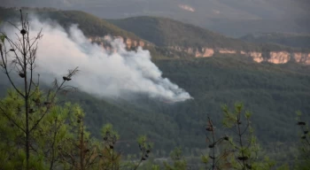 Karabük Valisi Yavuz’dan yangın açıklaması: ”Karadan müdahale devam ediyor”