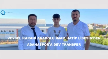 Veysel Karani AİHL’den Adanaspor'a Dev Transfer
