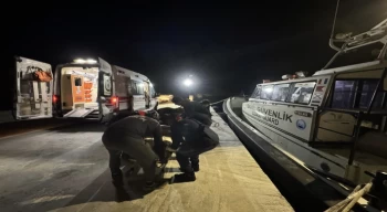 Gökçeada’da rahatsızlanan vatandaş Sahil Güvenlik ekiplerince tahliye edildi