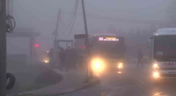 İstanbul’da sis manzarası havadan görüntülendi