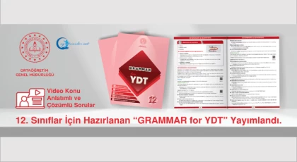 Yabancı Dil Sınıfı Öğrencileri İçin 'English Grammar For Ydt Grade 12' Kitabı Yayımlandı
