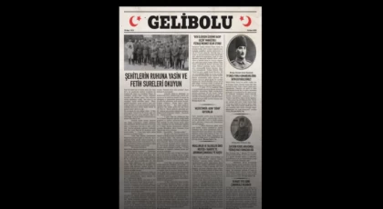 Çanakkale’de 18 Mart’a özel “Gelibolu Gazetesi” yayımlandı