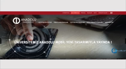 Üniversitemiz Anadolu Mobil Yeni Tasarımıyla Yayında !