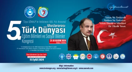 5. Uluslararası Türk Dünyası Eğitim Bilimleri ve Sosyal Bilimler Kongresi