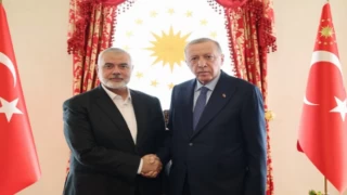 Cumhurbaşkanı Erdoğan Haniye’yi kabul etti