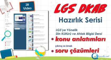"LGS DKAB Hazırlık Serisi" Yayında
