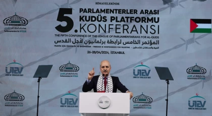 TBMM Başkanı Kurtulmuş, Parlamenterler Arası Kudüs Platformu 5. Konferansı’nda Konuştu