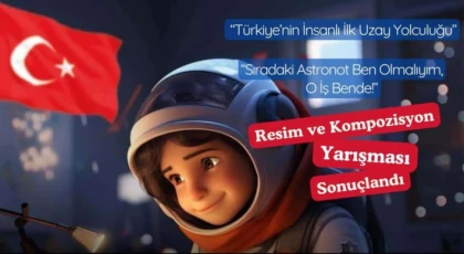 "Türkiye'nin İnsanlı İlk Uzay Yolculuğu" temalı Resim ve "Sıradaki Astronot Ben Olmalıyım, O İş Bende!" konulu Kompozisyon Yarışmaları Sonuçlandı